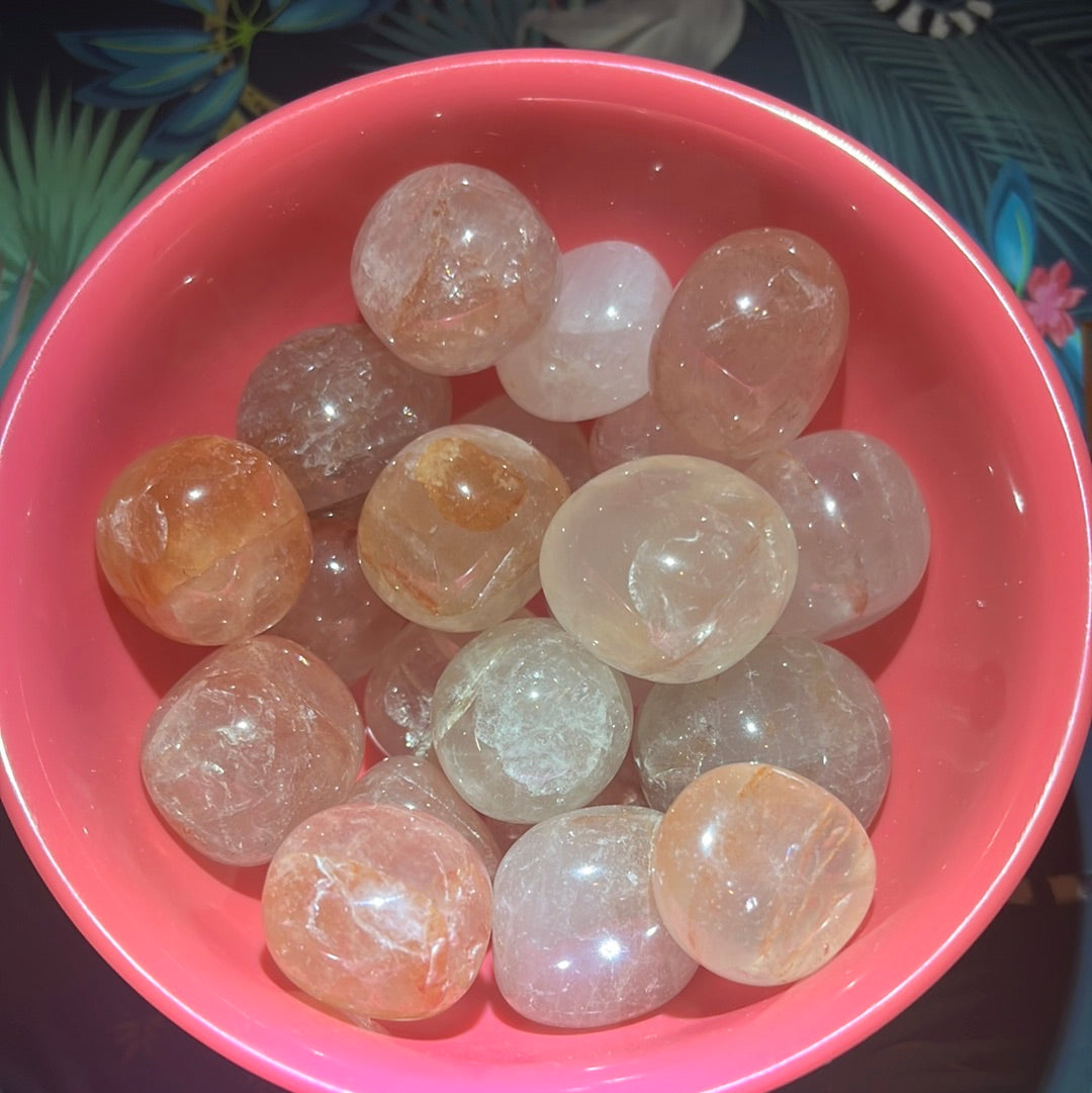 Fire Quartz Tumbles