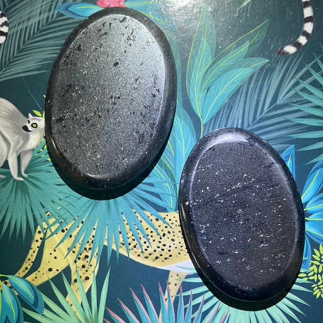 Hematite Palm Stone