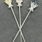 Fluorite Rose Hair pins