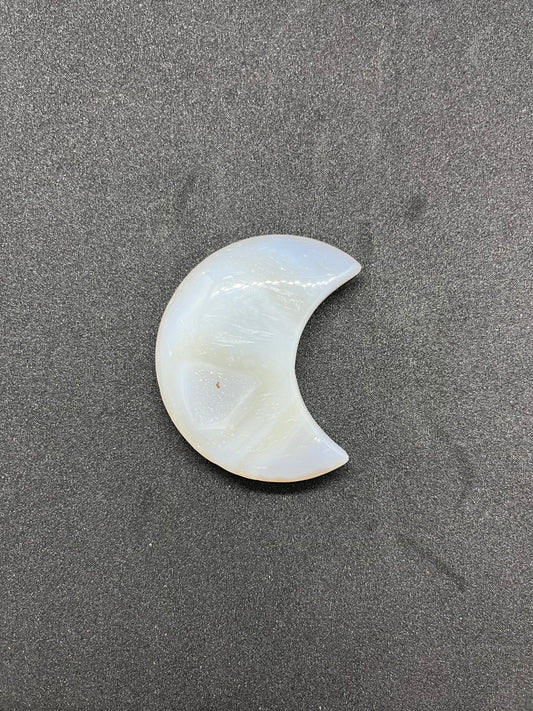Druzy Agate Moon