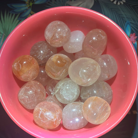 Fire Quartz Tumbles