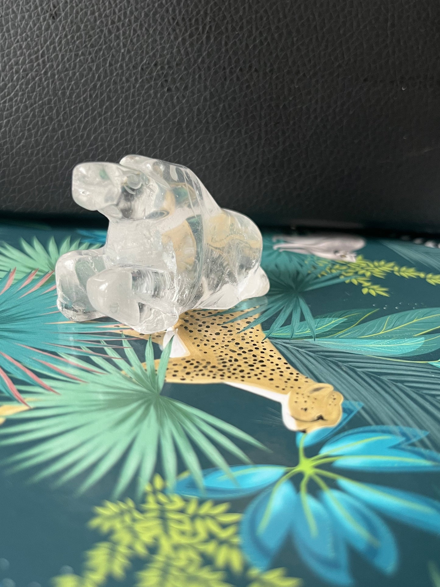 Clear Quartz Animal Carvings