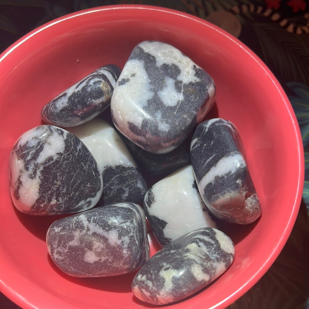 Zebra Jasper Tumbles