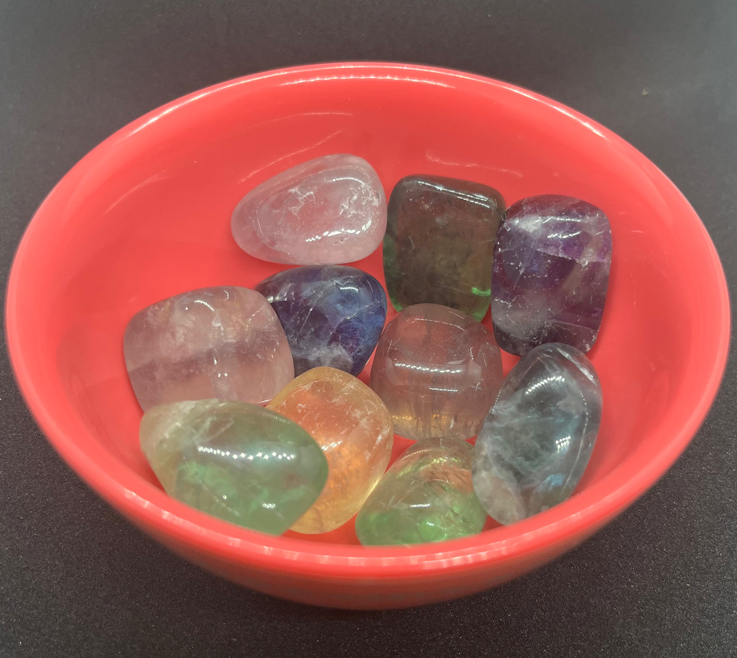 Large Fluorite Tumbles