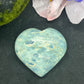Ruby kyanite in Fuchsite Hearts