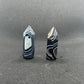 Mini Black Banded Agate points