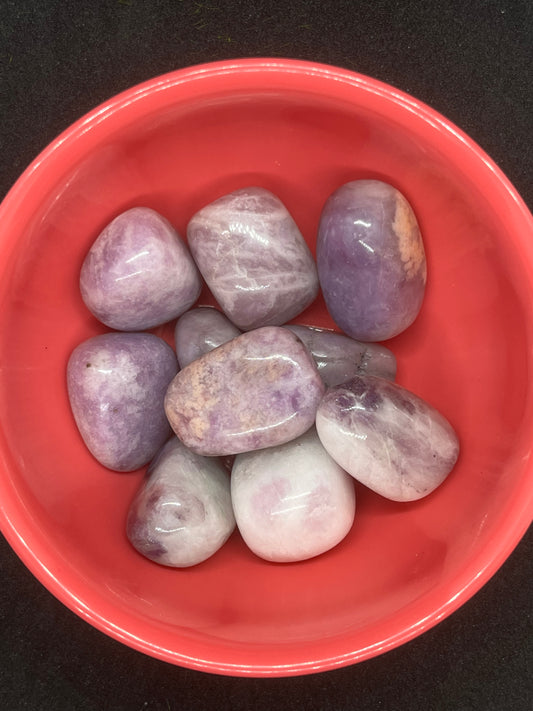 Lepidolite Tumbles